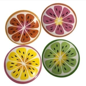 Martha Stewart Watermelon Slice Melamine Appetizer Plate Set BNWT RETIRED 2021